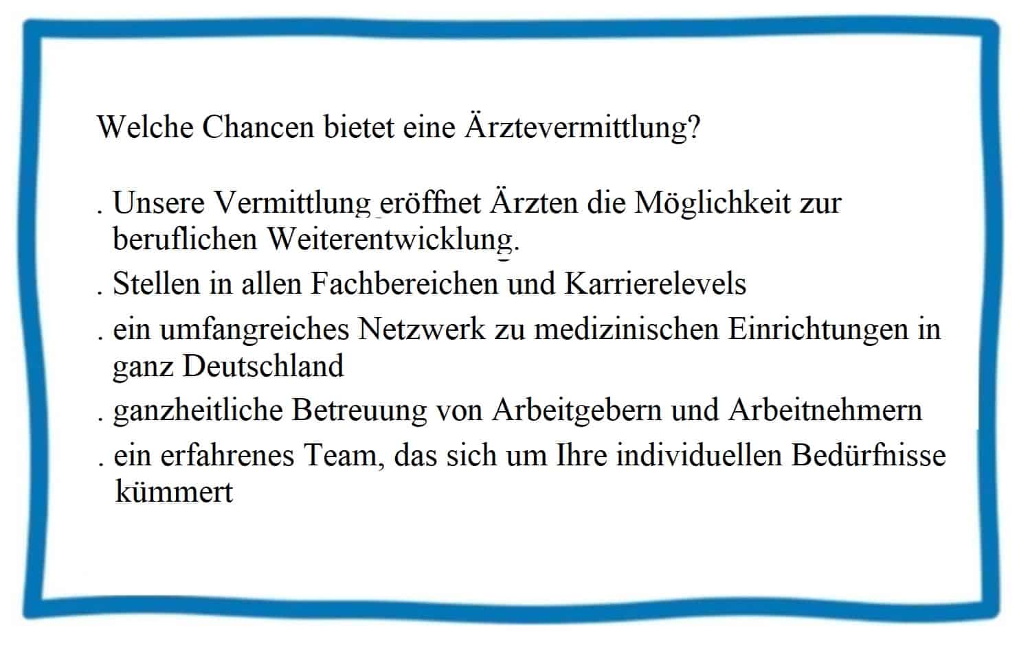 Ärztevermittlung