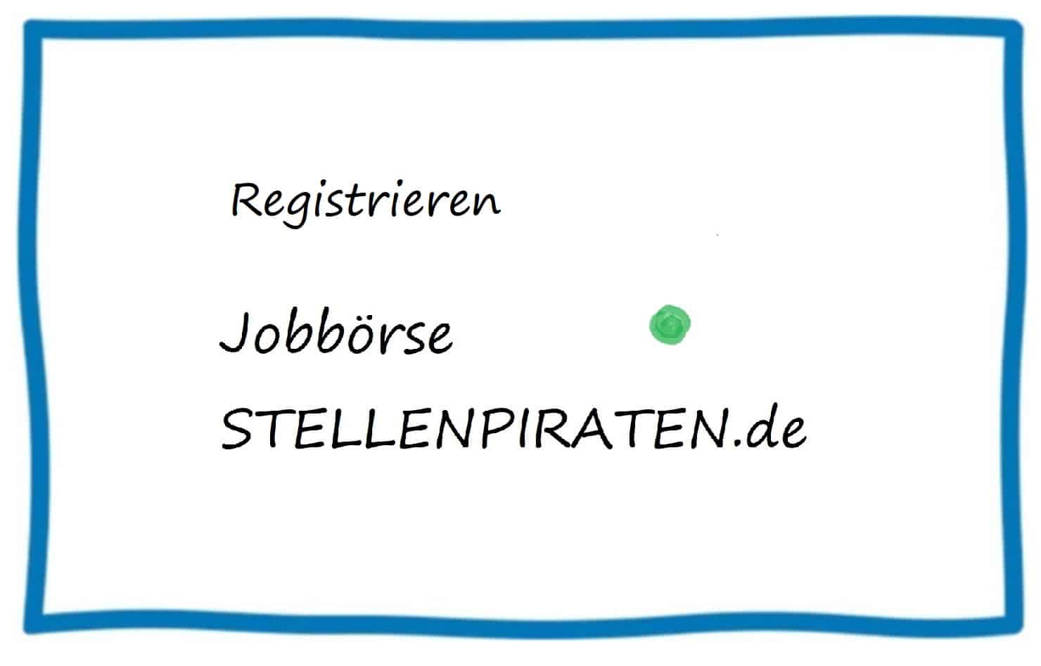 STELLENPIRATEN.de Jobbörse Registrierung